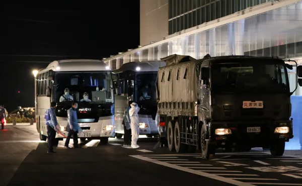 クルーズ船「ダイヤモンド・プリンセス」号の乗客乗員受け入れ